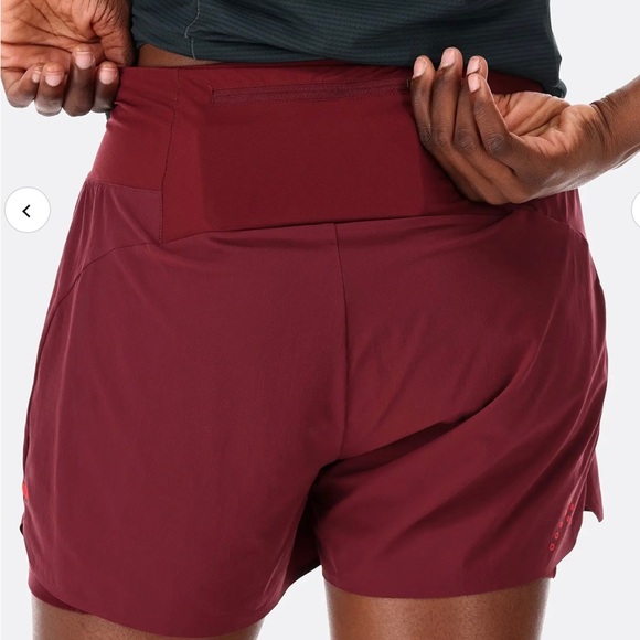 Rab Women's Talus Trail Shorts in size large. Color : deep Heather. - Picture 4 of 7